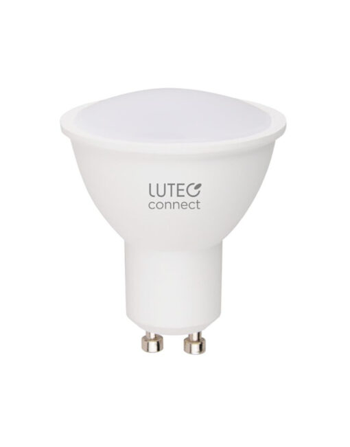 Έξυπνη λάμπα LED GU10 4,7W  ρυθμιζόμενο λευκό 2700-6500Κ + RGB Lutec Connect – 1-T8731601316