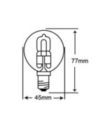 ΛΑΜΠΑ ΑΛΟΓΟΝΟΥ ΕCO30 ΣΦΑΙΡΑΚΙ G45 18W Ε14 2800K 220-240V 204lm 360° DIMMABLE UNIVERSE – 1-U001526