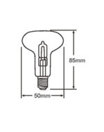 ΛΑΜΠΑ ΑΛΟΓΟΝΟΥ ΕCO30 ΚΑΘΡΕΠΤΟΥ R50 28W Ε14 2800K 220-240V 370lm 360° DIMMABLE UNIVERSE – 1-U001564