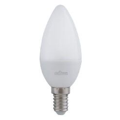 ΛΑΜΠΑ LED SMD ΚΕΡΑΚΙ C37 5W E14 4000K 220-240V 470lm UNIVERSE – 1-U003186