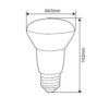 ΛΑΜΠΑ LED SMD R63 8W E27 3000K 220-240V 720lm UNIVERSE – 1-U003223
