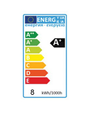 ΛΑΜΠΑ LED SMD R63 8W E27 3000K 220-240V 720lm UNIVERSE – 1-U003223