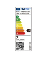 ΛΑΜΠΑ LED SMD ΣΦΑΙΡΑΚΙ G45 5W E14 4000K 220-240V 460lm/F UNIVERSE – 1-U003445