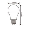 ΛΑΜΠΑ LED SMD Α60 8W E27 6500K 220-240V 740lm UNIVERSE – 1-U003766