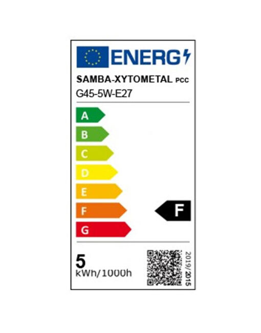 ΛΑΜΠΑ LED SMD ΣΦΑΙΡΑΚΙ G45 5W E27 6500K 220-240V 460lm UNIVERSE – 1-U004374