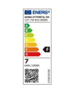 ΛΑΜΠΑ LED SMD ΚΕΡΑΚΙ C37 7W E14 6500K 220-240V 640lm UNIVERSE – 1-U004633