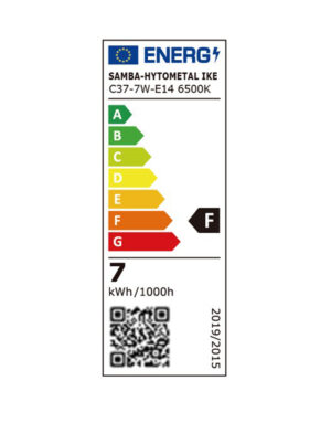 ΛΑΜΠΑ LED SMD ΚΕΡΑΚΙ C37 7W E14 6500K 220-240V 640lm UNIVERSE – 1-U004633