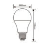 ΛΑΜΠΑ LED SMD Α60 12W E27 4000K 220-240V 1090lm UNIVERSE – 1-U005180