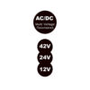ΛΑΜΠΑ LED SMD Α60 10W E27 3000K 12-24-42VAC/DC 880lm/F UNIVERSE – 1-U005197