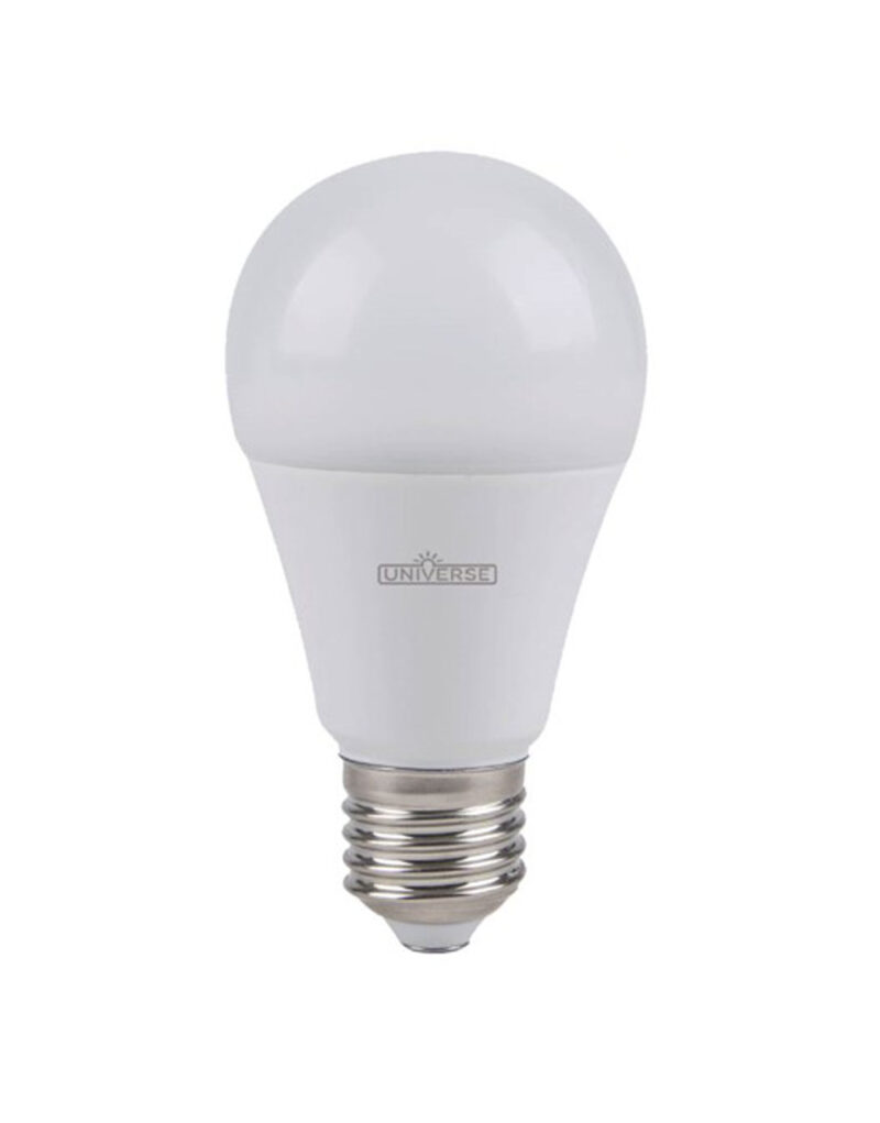 ΛΑΜΠΑ LED SMD Α60 10W E27 6000K 12-24-42VAC/DC 880lm/F UNIVERSE – 1-U005210