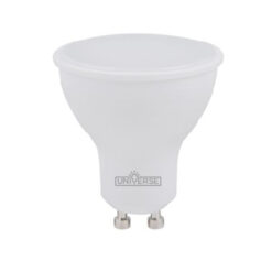 ΛΑΜΠΑ LED SMD MR16 GU10 7W 3000K 220-240V 100° 580lm UNIVERSE – 1-U005579