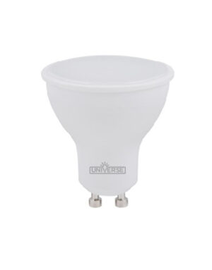 ΛΑΜΠΑ LED SMD MR16 GU10 7W 3000K 220-240V 100° 580lm UNIVERSE – 1-U005579