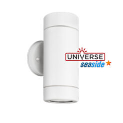 ΦΩΤΙΣΤΙΚΟ ΑΠΛΙΚΑ UP/DOWN 90X128mm 2XMR16/GU10 MAX7W IP44 ΠΛΑΣΤΙΚΟ ΛΕΥΚΟ SEASIDE UNIVERSE – 1-U005708