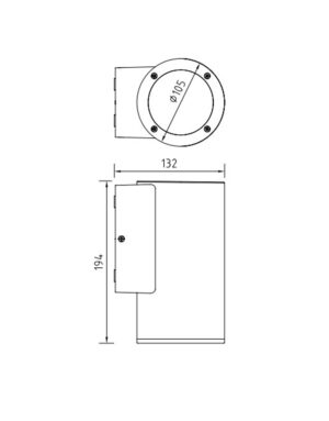 ΦΩΤΙΣΤΙΚΟ ΑΠΛΙΚΑ DOWN 132X194mm 1XR63/E27 MAX10W IP54 ΠΛΑΣΤΙΚΟ ΛΕΥΚΟ SEASIDE UNIVERSE – 1-U005722