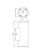 ΦΩΤΙΣΤΙΚΟ ΑΠΛΙΚΑ UP/DOWN 132X250mm 2XR63/E27 MAX10W IP54 ΠΛΑΣΤΙΚΟ ΛΕΥΚΟ SEASIDE UNIVERSE – 1-U005739
