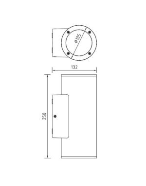 ΦΩΤΙΣΤΙΚΟ ΑΠΛΙΚΑ UP/DOWN 132X250mm 2XR63/E27 MAX10W IP54 ΠΛΑΣΤΙΚΟ ΛΕΥΚΟ SEASIDE UNIVERSE – 1-U005739