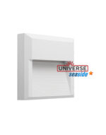 ΦΩΤΙΣΤΙΚΟ ΑΠΛΙΚΑ LED SLIM 200X200X35mm 8W 3000K 350ml IP65 ΠΛΑΣΤΙΚΟ ΛΕΥΚΟ SEASIDE UNIVERSE – 1-U005791