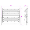ΠΡΟΒΟΛΕΑΣ LED 100W PROFESSIONAL MODULAR SMD DOB 5000K 220-240V 10000lm 120°x60° IP65 ΑΝΘΡΑΚΙ UNIVERSE – 1-U006231