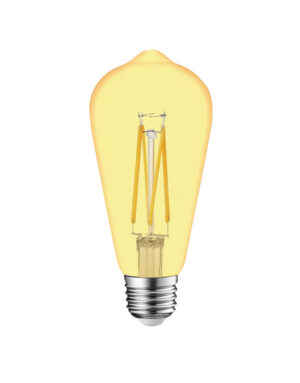 ΛΑΜΠΑ LED CROSS FILAMENT ΜΕΛΙ ST64 7W E27 2200K 220-240V 806lm 360° DIMMABLE UNIVRSE – 1-U007207