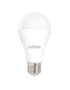 ΛΑΜΠΑ LED SMD Α65 18W E27 3000K 220-240V 2000lm/E UNIVERSE – 1-U007467