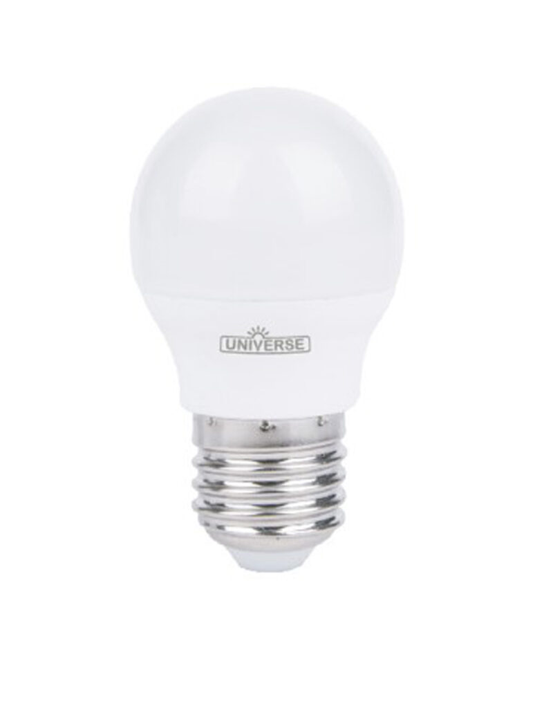 ΛΑΜΠΑ LED SMD ΣΦΑΙΡΑΚΙ G45 5W E27 4000K 220-240V 460lm UNIVERSE – 1-U007573