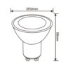 ΛΑΜΠΑ LED SMD MR16 GU10 5W 4000K 220-240V 100° 460lm UNIVERSE – 1-U007580