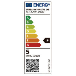 ΛΑΜΠΑ LED SMD MR16 GU10 5W 4000K 220-240V 100° 460lm UNIVERSE – 1-U007580