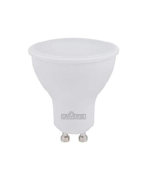 ΛΑΜΠΑ LED SMD MR16 GU10 5W 4000K 220-240V 100° 460lm UNIVERSE – 1-U007580