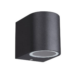 ΦΩΤΙΣΤΙΚΟ ΑΠΛΙΚΑ DOWN 90X70X80mm 1XMR16/GU10 MAX5W IP44 ΠΛΑΣΤΙΚΟ ΜΑΥΡΟ SEASIDE UNIVERSE – 1-U007801