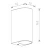 ΦΩΤΙΣΤΙΚΟ ΑΠΛΙΚΑ UP/DOWN 90X70X150mm 2XMR16/GU10 MAX5W IP44 ΠΛΑΣΤΙΚΟ ΛΕΥΚΟ SEASIDE UNIVERSE – 1-U007818