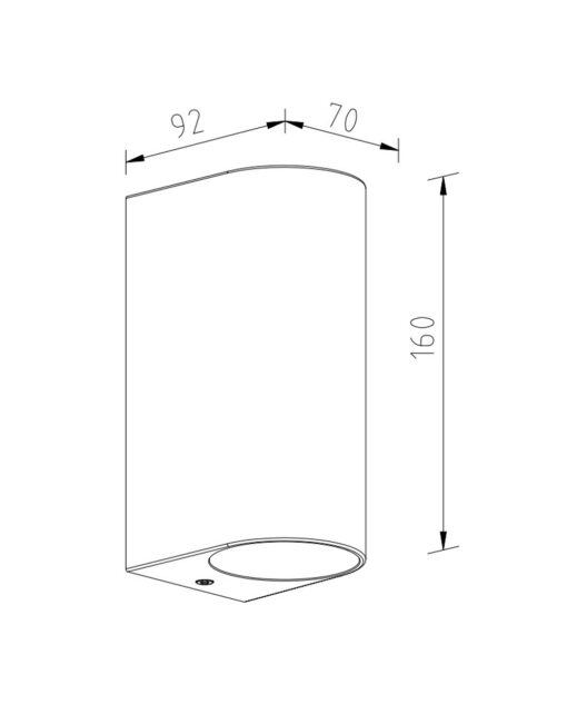ΦΩΤΙΣΤΙΚΟ ΑΠΛΙΚΑ UP/DOWN 90X70X150mm 2XMR16/GU10 MAX5W IP44 ΠΛΑΣΤΙΚΟ ΛΕΥΚΟ SEASIDE UNIVERSE – 1-U007818