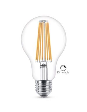 ΛΑΜΠΑ LED CROSS FILAMENT ΔΙΑΦΑΝΗ Α67 14W Ε27 2700K 220-240V 1540lm  360° DIMMABLE UNIVERSE – 1-U008341