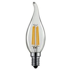 ΛΑΜΠΑ LED CROSS FILAMENT ΔΙΑΦΑΝΗ C35 ΜΕ ΜΥΤΗ 6W Ε14 2700K 220-240V 660lm  360° DIMMABLE UNIVERSE – 1-U008372