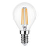 ΛΑΜΠΑ LED CROSS FILAMENT ΔΙΑΦΑΝΗ G45 6W Ε14 2700K 220-240V 660lm/Ε  360° DIMMABLE UNIVERSE – 1-U008396