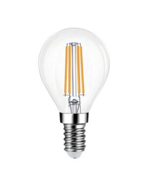 ΛΑΜΠΑ LED CROSS FILAMENT ΔΙΑΦΑΝΗ G45 6W Ε14 2700K 220-240V 660lm/Ε  360° DIMMABLE UNIVERSE – 1-U008396