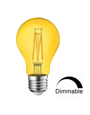 ΛΑΜΠΑ LED CROSS FILAMENT ΜΕΛΙ Α60 9W Ε27 2200K 220-240V 1050lm  360° DIMMABLE UNIVERSE – 1-U008433
