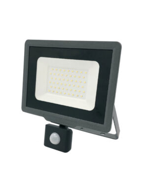 ΠΡΟΒΟΛΕΑΣ LED SMD DOB 50W ME ANIXNEYTH ΚΙΝΗΣΗΣ 5000K 220-240V 4750lm 100° IP65 ΑΝΘΡΑΚΙ UNIVERSE – 1-U009140