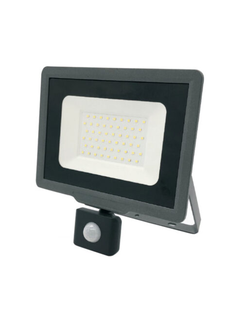 ΠΡΟΒΟΛΕΑΣ LED SMD DOB 50W ME ANIXNEYTH ΚΙΝΗΣΗΣ 5000K 220-240V 4750lm 100° IP65 ΑΝΘΡΑΚΙ UNIVERSE – 1-U009140