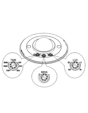 ΑΙΣΘΗΤΗΡΑΣ ΠΑΡΟΥΣΙΑΣ ΙΡ20 Φ120 H51,8 – 1-U009805