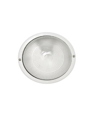 ΧΕΛΩΝΑ ΣΤΡΟΓΓΥΛΗ Φ190 ΜΕ ΣΤΕΦΑΝΙ 1ΧΕ27 ΛΕΥΚΗ IP54 – 1-U010535