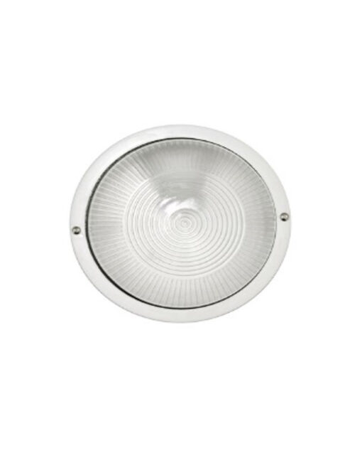 ΧΕΛΩΝΑ ΣΤΡΟΓΓΥΛΗ Φ190 ΜΕ ΣΤΕΦΑΝΙ 1ΧΕ27 ΛΕΥΚΗ IP54 – 1-U010535