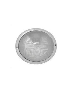 ΧΕΛΩΝΑ ΣΤΡΟΓΓΥΛΗ Φ190 ΜΕ ΣΤΕΦΑΝΙ 1ΧΕ27 ΓΚΡΙ IP54 – 1-U010542