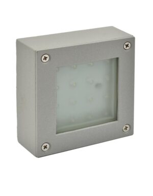 ΑΠΛΙΚΑ ΑΛΟΥΜΙΝΙΟΥ ΜΕ ΠΛΑΙΣΙΟ 105Χ105 16LED 3000K ΓΚΡΙ IP54 – 1-U010573