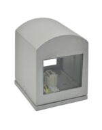 ΑΠΛΙΚΑ ΑΛΟΥΜΙΝΙΟΥ 2πλ.ΔΕΣΗΣ 1ΧG9 90X113 ΓΚΡΙ IP54 – 1-U010641