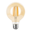 ΛΑΜΠΑ LED CROSS FILAMENT ΜΕΛΙ G95 7W E27 2200K 220-240V 806lm 360° DIMMABLE UNIVRSE – 1-U010894