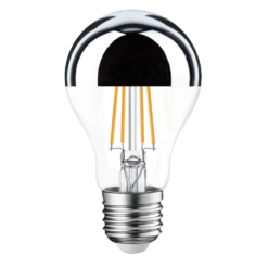 ΛΑΜΠΑ LED CROSS FILAMENT ΑΝΕΣΤΡΑΜΜΕΝΟΥ ΚΑΘΡΕΠΤΟΥ A60 8W Ε27 2700K 220-240V 1050lm 360° DIMMABLE UNIVERSE – 1-U012324