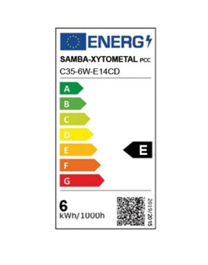 ΛΑΜΠΑ LED CROSS FILAMENT ΔΙΑΦΑΝΗ C35 6W Ε14 2700K 220-240V 660lm/E  360° DIMMABLE UNIVERSE – 1-U012713