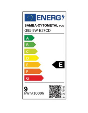 ΛΑΜΠΑ LED CROSS FILAMENT ΔΙΑΦΑΝΗ G95 8W E27 2700K 220-240V 1050lm/E 360° DIMMABLE UNIVERSE – 1-U012744