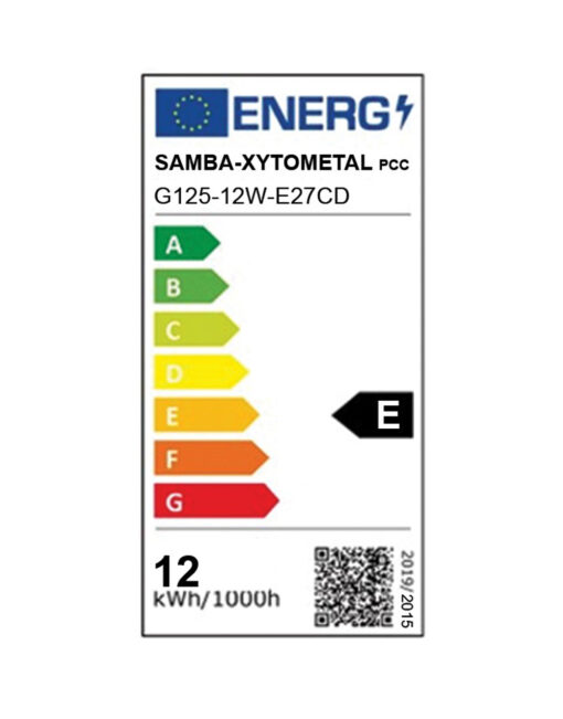 ΛΑΜΠΑ LED CROSS FILAMENT ΔΙΑΦΑΝΗ G125 12W E27 2700K 220-240V 1500lm/E 360° DIMMABLE UNIVERSE – 1-U012751