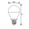 ΛΑΜΠΑ LED SMD ΣΦΑΙΡΑΚΙ G45 9W E27 4000K 220-240V 806lm/F UNIVERSE – 1-U013666